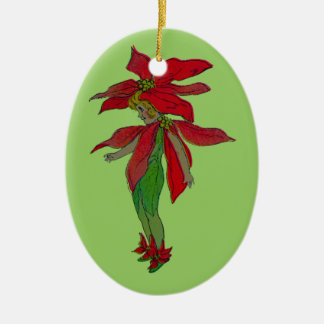 WEIHNACHTSfee-VERZIERUNG Keramikornament