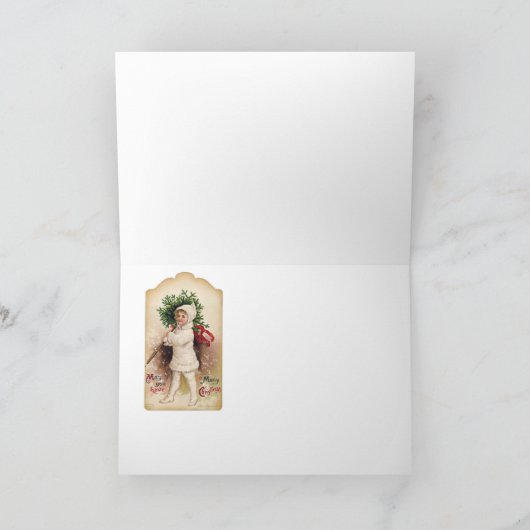 Weihnachtsfeen Feiertagskarte (Innenseite)