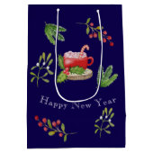 Weihnachtsfeenhaus Mittlere Geschenktüte (Rückseite)