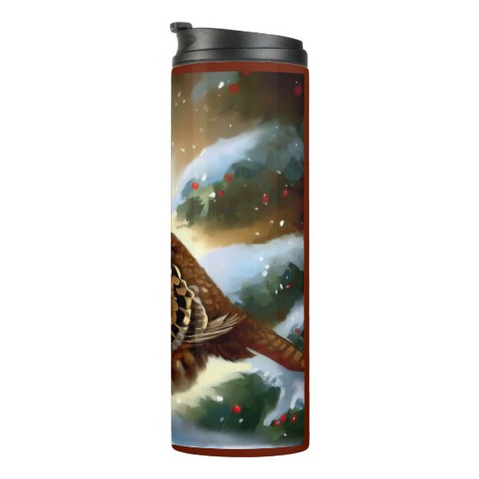 Weihnachtsfeier 1 thermosbecher (Nach rechts gedreht)