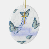 Weihnachtsfeier 2024 Keramik Ornament (Rechts)