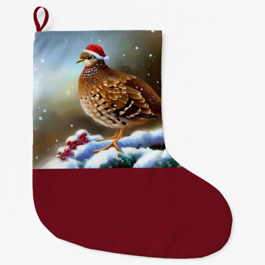 Weihnachtsfeier 2 großer weihnachtsstrumpf (Vorderseite)