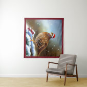 Weihnachtsfeier 2 wandteppich (Beispiel (Horizontal))