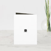 Weihnachtsfeier 50. Geburtstagsfeier in Cannes Einladung (Rückseite)