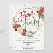 Weihnachtsfeier Adoption Einladung (Vorderseite)