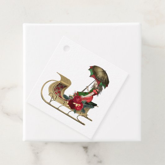 Weihnachtsfeier Alice im Wunderland Geschenkanhänger (Beispiel)