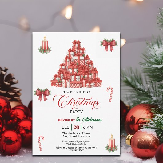 Weihnachtsfeier am Geschenkberg  Einladung
