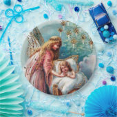 Weihnachtsfeier Angel Holiday Party Pappteller (Party)