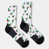 Weihnachtsfeier auf Sportsocken Socken (Rechts)