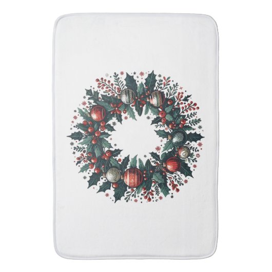 Weihnachtsfeier Badematte (Vorderseite Vertikal)