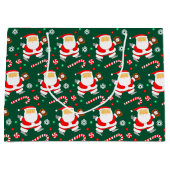 Weihnachtsfeier Baseball Große Geschenktüte (Vorderseite)