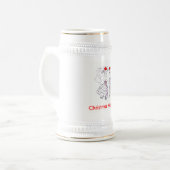Weihnachtsfeier Bierglas (Vorderseite Links)