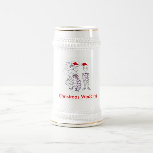 Weihnachtsfeier Bierglas (Mittel)