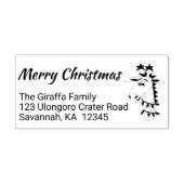 Weihnachtsfeier Briefmarke Niedliche Giraffe Gummistempel (Prägung)