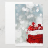 Weihnachtsfeier Briefpapier (Vorne/Hinten)