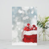 Weihnachtsfeier Briefpapier (Stehend Vorderseite)