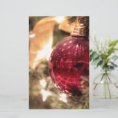 Weihnachtsfeier Briefpapier (Stehend Vorderseite)