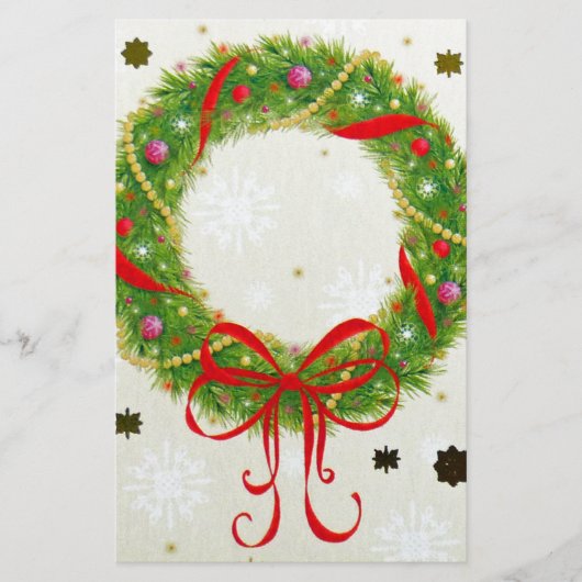 Weihnachtsfeier Briefpapier (Vorderseite)