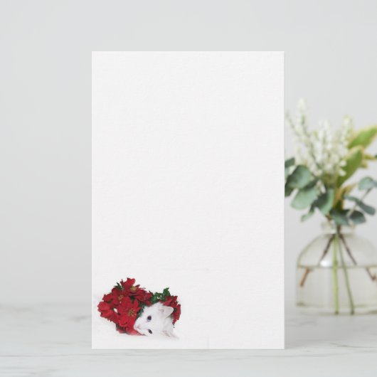 Weihnachtsfeier Briefpapier (Stehend Vorderseite)