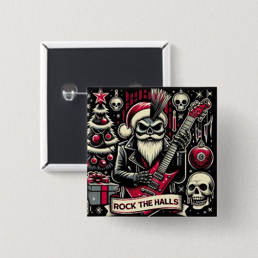 Weihnachtsfeier Button (Vorne & Hinten)