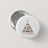 Weihnachtsfeier Button (Vorne & Hinten)