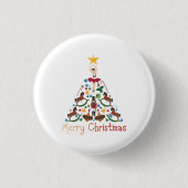 Weihnachtsfeier Button (Vorderseite)
