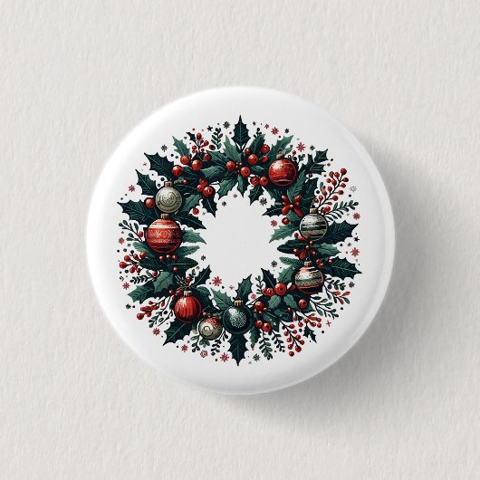 Weihnachtsfeier Button (Vorderseite)