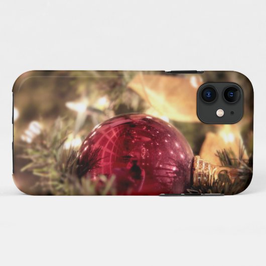 Weihnachtsfeier Case-Mate iPhone Hülle (Rückseite (Horizontal))