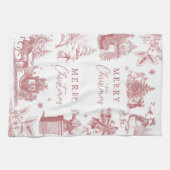 Weihnachtsfeier Chinoiserie Geschirrtuch (Horizontal)