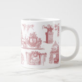 Weihnachtsfeier Chinoiserie Jumbo-Tasse (Rechts)