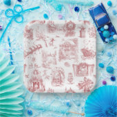 Weihnachtsfeier Chinoiserie Pappteller (Party)