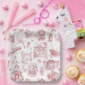 Weihnachtsfeier Chinoiserie Pappteller (Party)