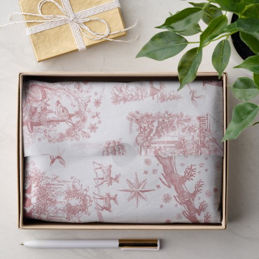 Weihnachtsfeier Chinoiserie Seidenpapier (Geschenk)
