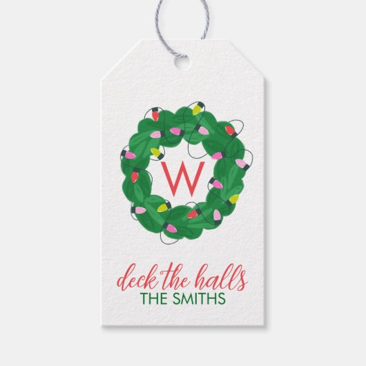 Weihnachtsfeier Custom Gift Tags Geschenkanhänger (Vorderseite)
