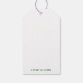 Weihnachtsfeier Custom Gift Tags Geschenkanhänger (Rückseite)