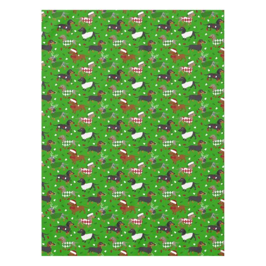 Weihnachtsfeier Dackel Alle Decken (Vorderseite)