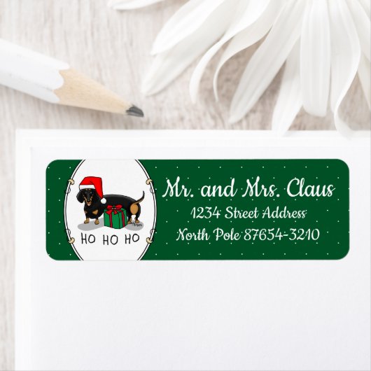 Weihnachtsfeier Dackel (schwarz & braun) Funny (Insitu)