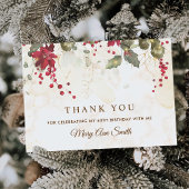 Weihnachtsfeier Dankeskarte