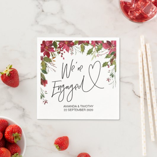 Weihnachtsfeier der Einsatzpartei Serviette (Beispiel)