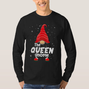 Weihnachtsfeier der passenden Königinnen-Gnom-Fami T-Shirt