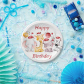 Weihnachtsfeier des Kindes Pappteller (Party)