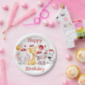 Weihnachtsfeier des Kindes Pappteller (Party)