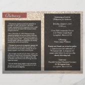 Weihnachtsfeier des Lebens Feiertagsprogramm Flyer (Hinten)