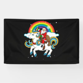 Weihnachtsfeier Einhorn Weihnachtsgeschenke Rainbo Banner