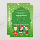 Weihnachtsfeier Einladung (Vorne/Hinten)