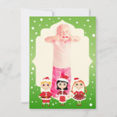 Weihnachtsfeier Einladung (Rückseite)