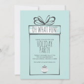 Weihnachtsfeier Einladung (Vorderseite)