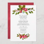 Weihnachtsfeier Einladung (Vorne/Hinten)