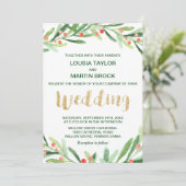 Weihnachtsfeier Einladung (Stehend Vorderseite)