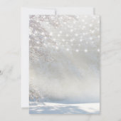 Weihnachtsfeier Einladung (Rückseite)